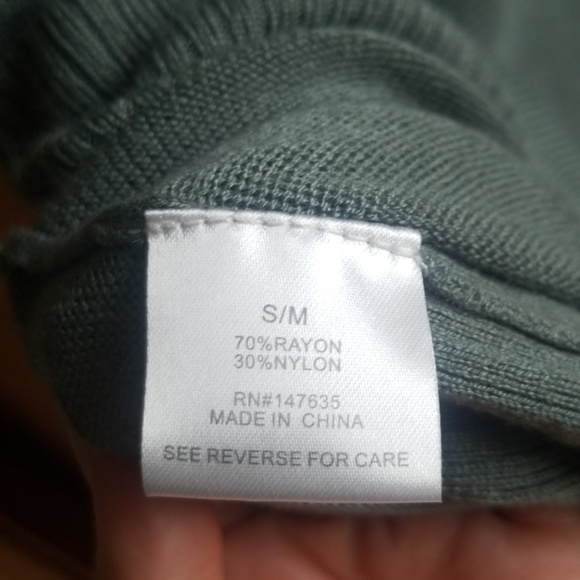 Romeo & Juliet Couture Sage Green Sweater - Picture 4 of 4